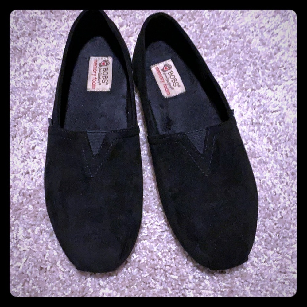Sketchers BOBS black memory foam shoes, like new!
